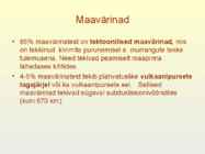 Maavärinad #14