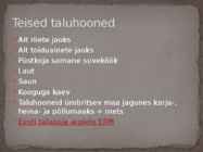 Talurahva eluolu 19-sajandil #16