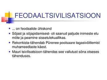 Kõrg -ja hiliskeskaeg 11 -15 sajand #11