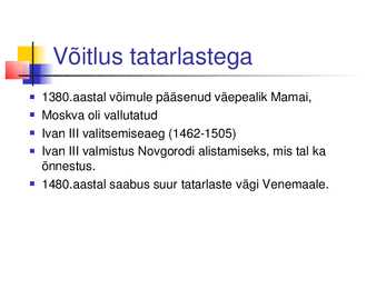 Kõrg -ja hiliskeskaeg 11 -15 sajand #30