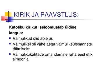 Kõrg -ja hiliskeskaeg 11 -15 sajand #4