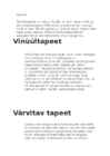 Tapeedi liigid ja nende erinevused ja töötehnoloogiad #4