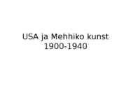 USA ja Mehhiko kunst