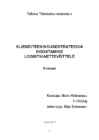 KLIENDITEENINDUSESTRATEEGIA KOOSTAMINE LOGISTIKAETTEVÕTTELE