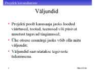 Projekti kavandamine #6