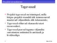 Projekti kavandamine #8