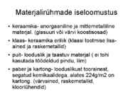 TKM-toiduga kokkupuutuvad materjalid ja esemed #14
