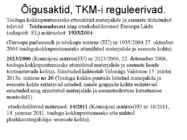 TKM-toiduga kokkupuutuvad materjalid ja esemed #6