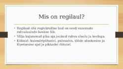 Regilaul #2