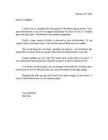 Catering service-letter