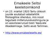 Kuidas ja millega on tagatud hool eesti keeles #7