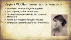 Modernism - Virginia Woolf - Sergei Saal #4