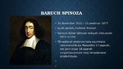 Rene Descartes ja Baruch Spinoza #8