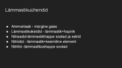 Lämmastik ja lämmastikuühendid #5