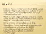 Metsamasinate tööstus-Ponsse-- esitlus #2