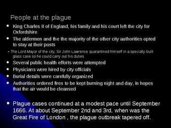 The Great Plague of London #4