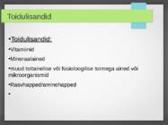 Toidulisandid #2