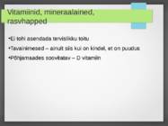 Toidulisandid #4