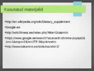 Toidulisandid #7