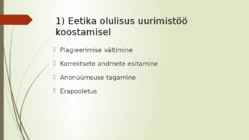 Eetika teadustöös #3