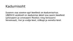 Soome-ugri keelkond esitlus eesti keeles #7