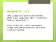 Rote Grütze esitlus saksa toidust #5