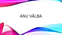Anu Välba