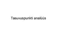 Finantsarvestus #26