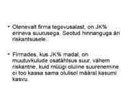 Finantsarvestus #40