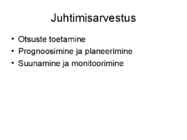Finantsarvestus #7