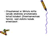 Erinevad kulud otsustusteks #13