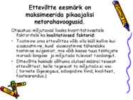 Erinevad kulud otsustusteks #15
