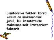 Erinevad kulud otsustusteks #8