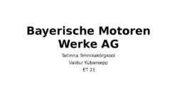 Bayerische Motoren Werke AG