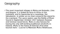 Muhu saar #4