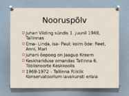 Juhan viidingu elulugu #2