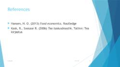 Food economics #16