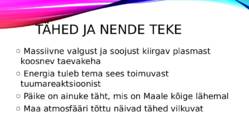 TÄHTEDE ISELOOMUSTUS #2