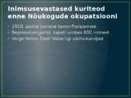 Inimsusevastased kuriteod Eestis #3