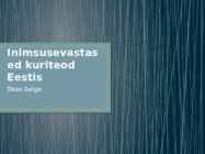 Inimsusevastased kuriteod Eestis