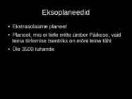 Eksoplaneedid #2