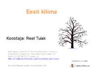 Eesti kliima