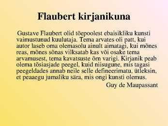 Gustave Flaubert--Madame Bovary #4