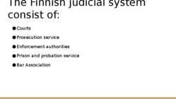 Finland judicial system #3