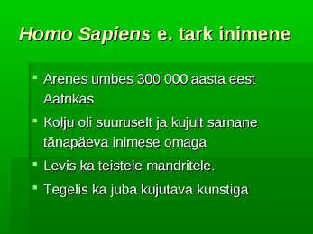 Inimese bioloogiline ja sotsiaalne areng #5