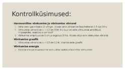 Harmooniline võnkumine #5