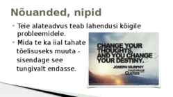 Joseph Murphy - Teie alateadvuse jõud #5