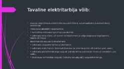 Elekter kodus esitlus #11