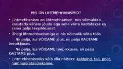 Lihtmehhanismid ja energia jäävuse seadus esitlus #2
