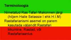 Rastafari usund #4